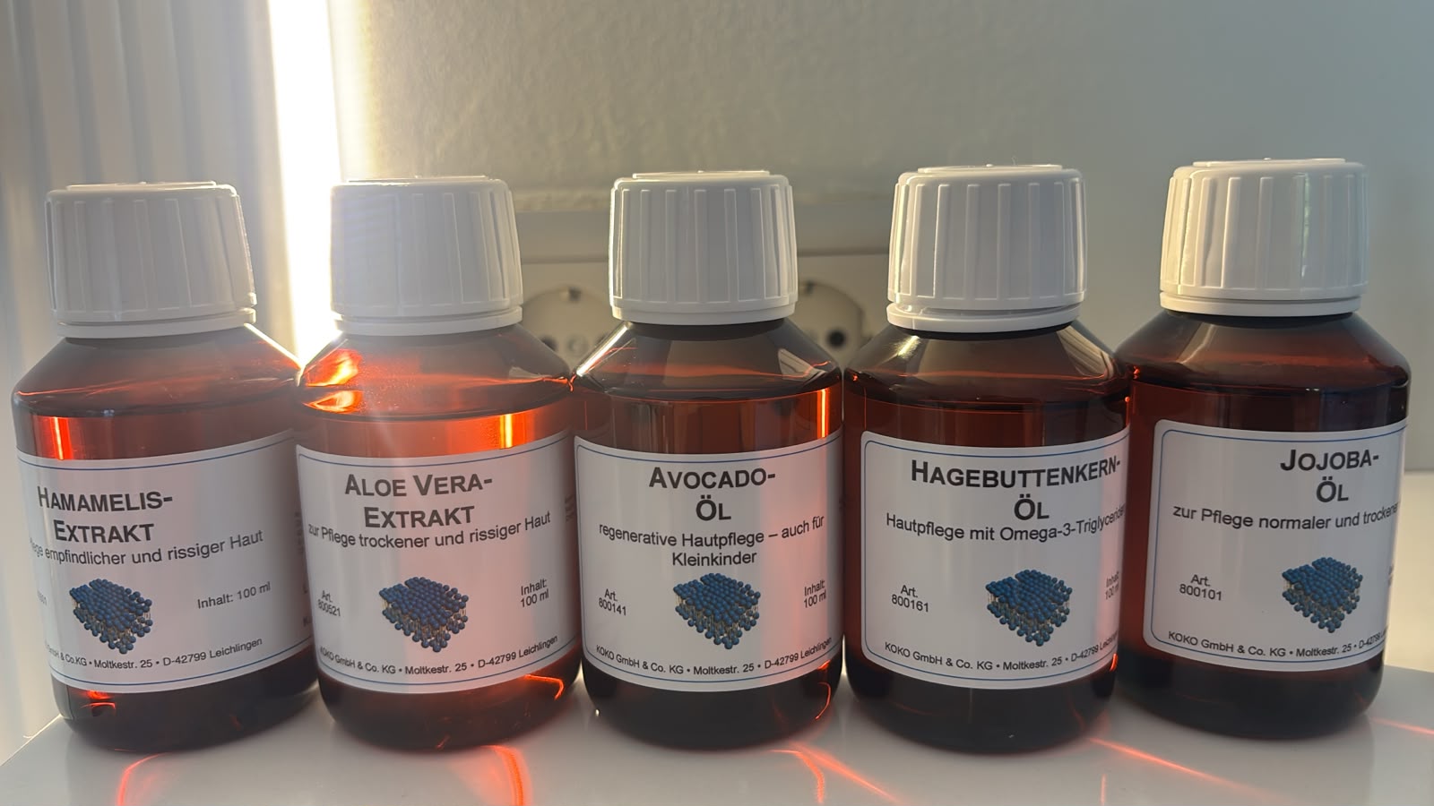 dermaviduals Extrakte und Öle