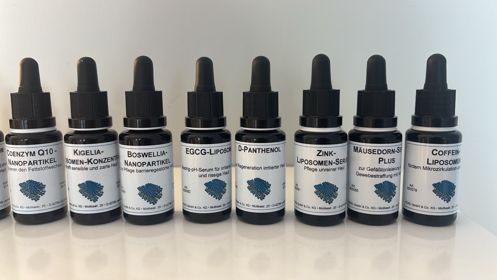 dermaviduals Aktivkonzentrate – Reihe 1